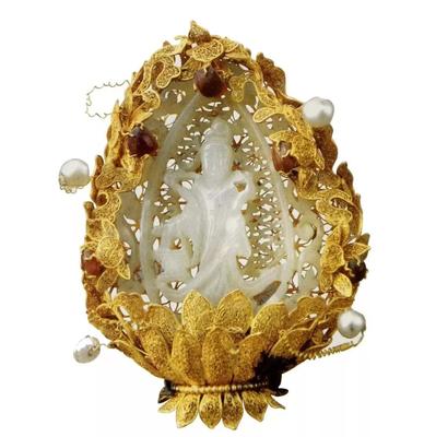 珠宝设计创意素材-中国古代金银首饰探源-明代 . 挑心